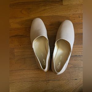 Clarks Pure Belle Praline Leather Loafers Size 9.5